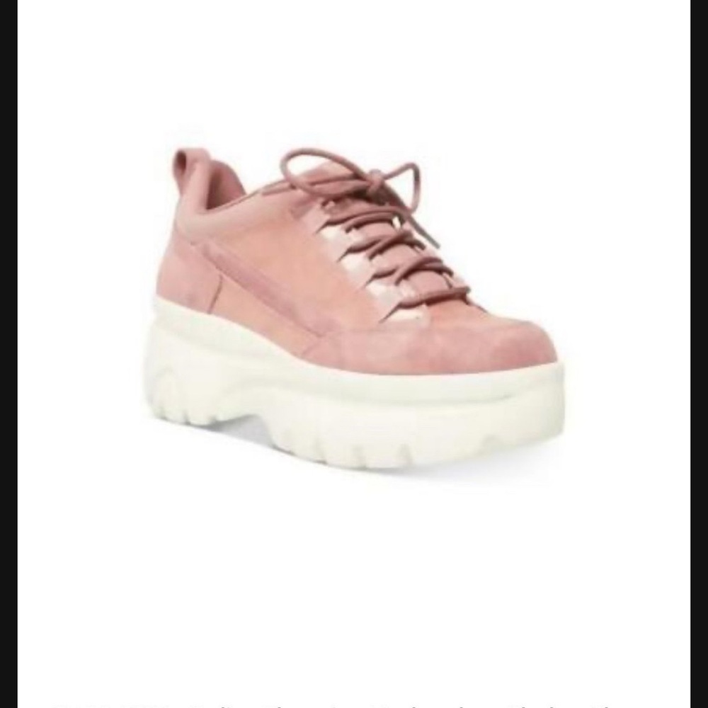 Madden Girl Blush Pink Platform Sneakers